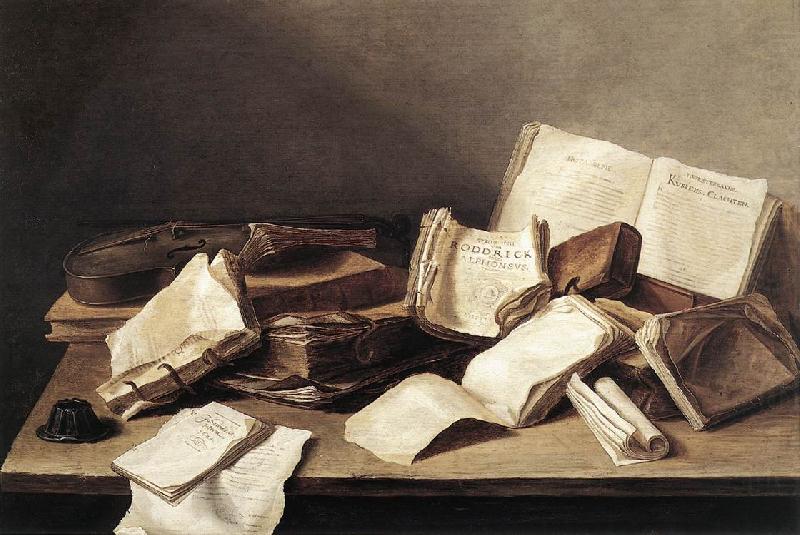 Still-Life of Books, Jan Davidsz. de Heem